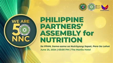 nutrition month date in the philippines|We are 50 NNC: Sa PPAN, Sama.